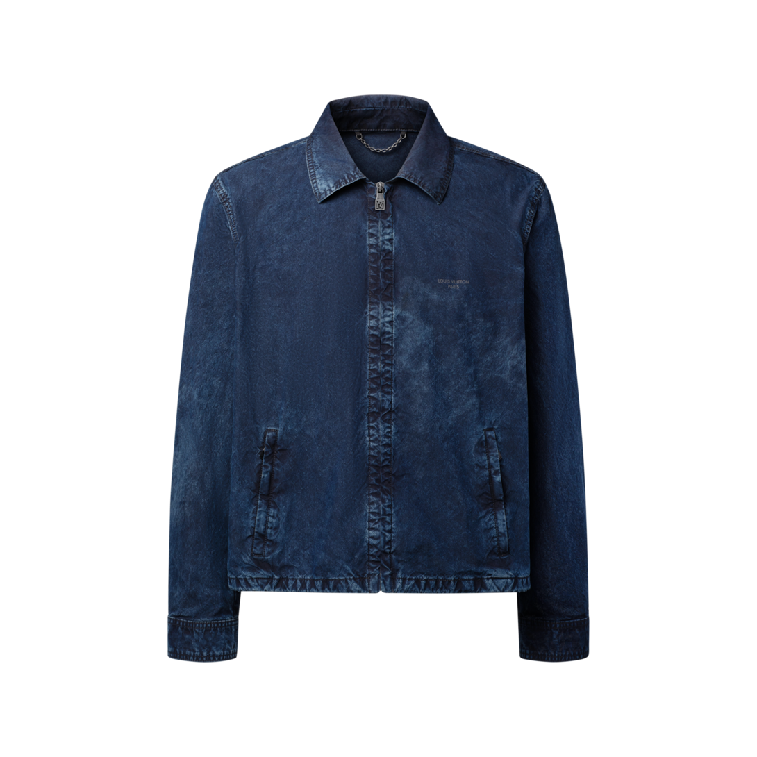 Technical Zippered Indigo Jacket - Ready-to-Wear | LOUIS VUITTON